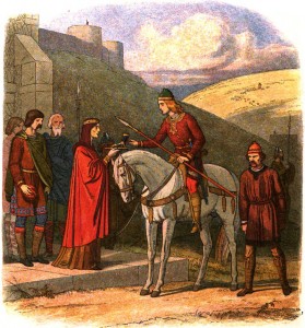 Edward Murdered at Corfe by James William Edmund Doyle