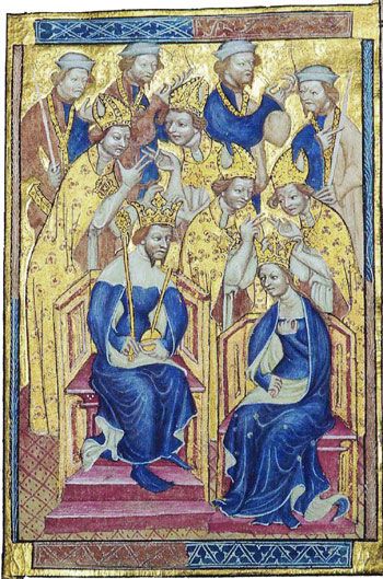 Coronation of Anne of Bohemia with Richard II