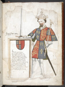 Henry IV with coat of arms